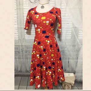 LulaRoe Nicole Dress NWT Size